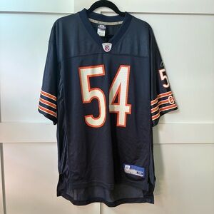 NFL Navy and Orange Men's Jersey, the Bears - Urlacher , M